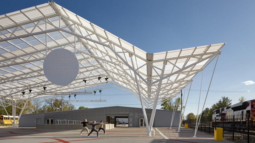 Ross Barney Architects designs public park for city in Arkansas