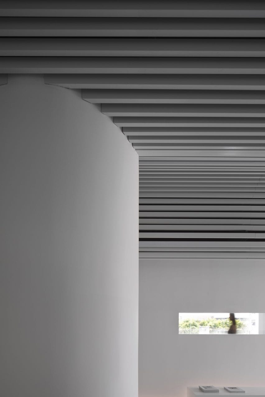 There is an interior window