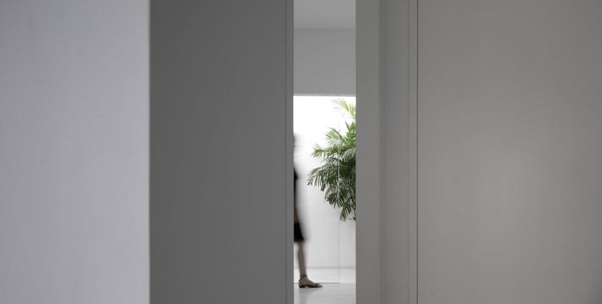 Plants were placed throughout the space