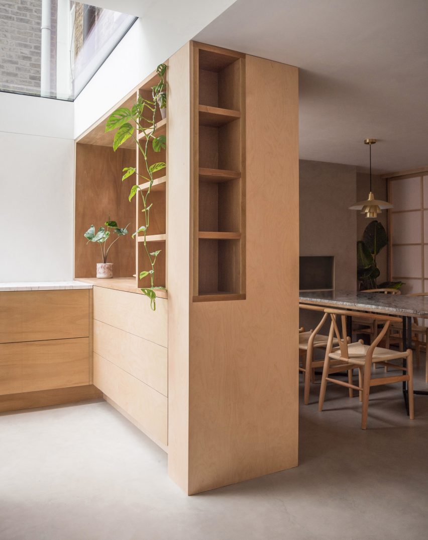 Wooden joinery inside Rushmore House by Yellow Cloud Studio