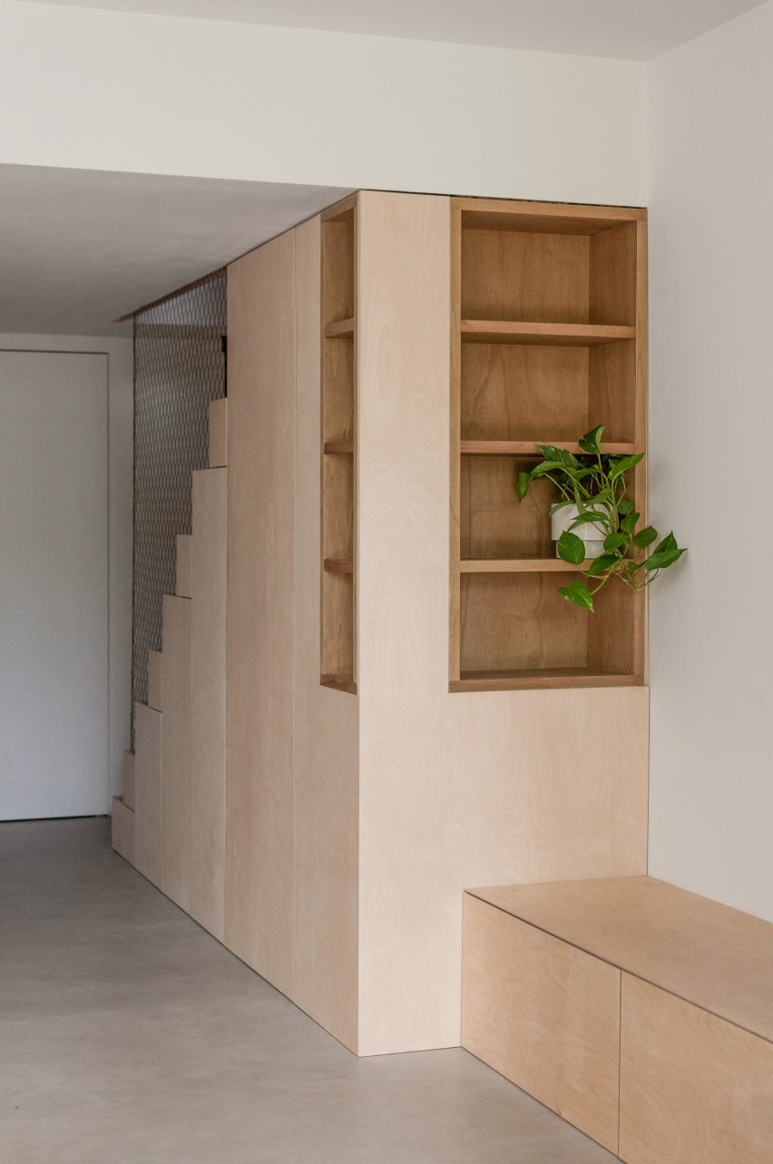Wooden joinery inside Rushmore House by Yellow Cloud Studio