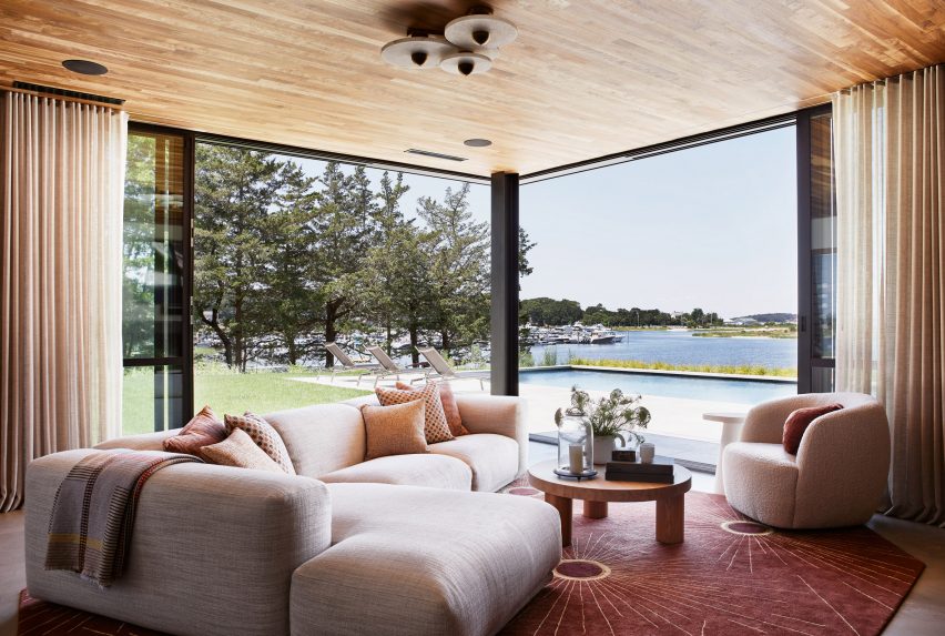 Low-slung sofa in Sag Harbor 2