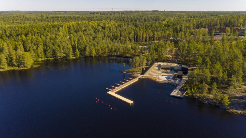 A lakeside wellness centre