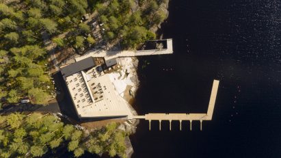 An aerial view of Saunaravintola Kiulu