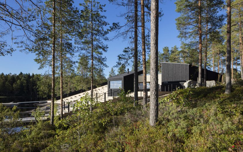 The exterior of Saunaravintola Kiulu