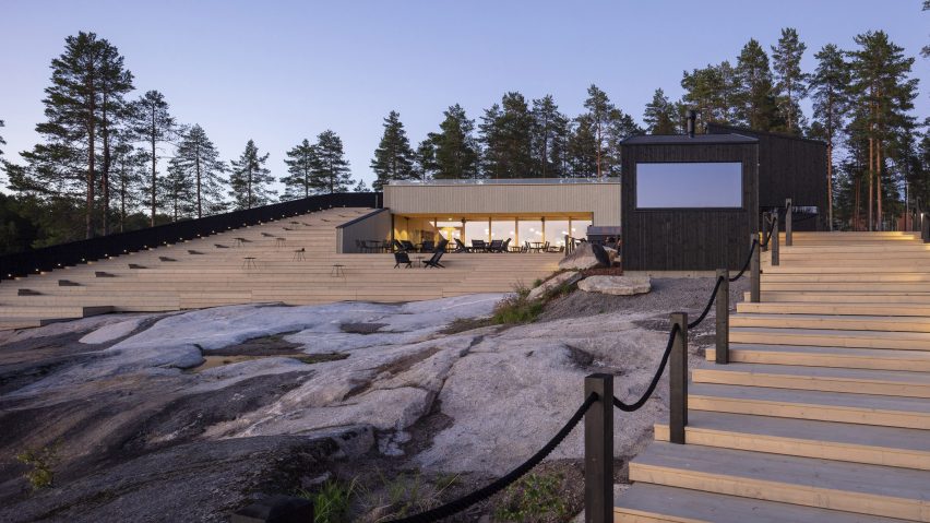 The exterior of Saunaravintola Kiulu