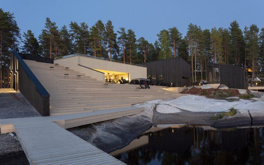 The exterior of Saunaravintola Kiulu