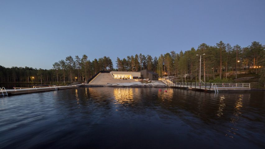 The exterior of Saunaravintola Kiulu