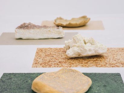 Recycled seashells ceramics