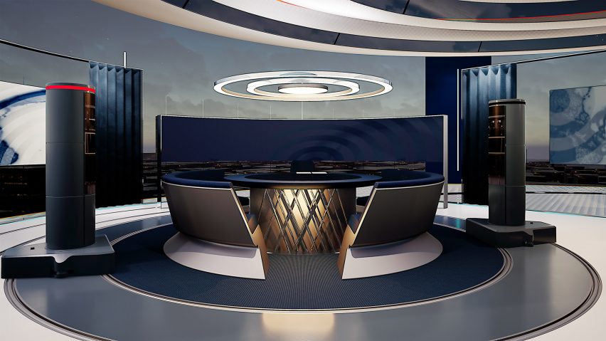 The News Pavilion by Softroom allows newsreaders to “extend reality”