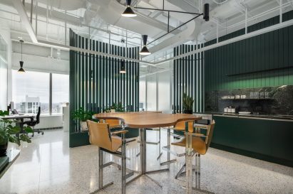 Interior of Swiss Consulate in Chicago