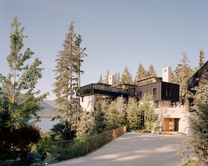 Entrance, The Rock house in Whistler by Gort Scott