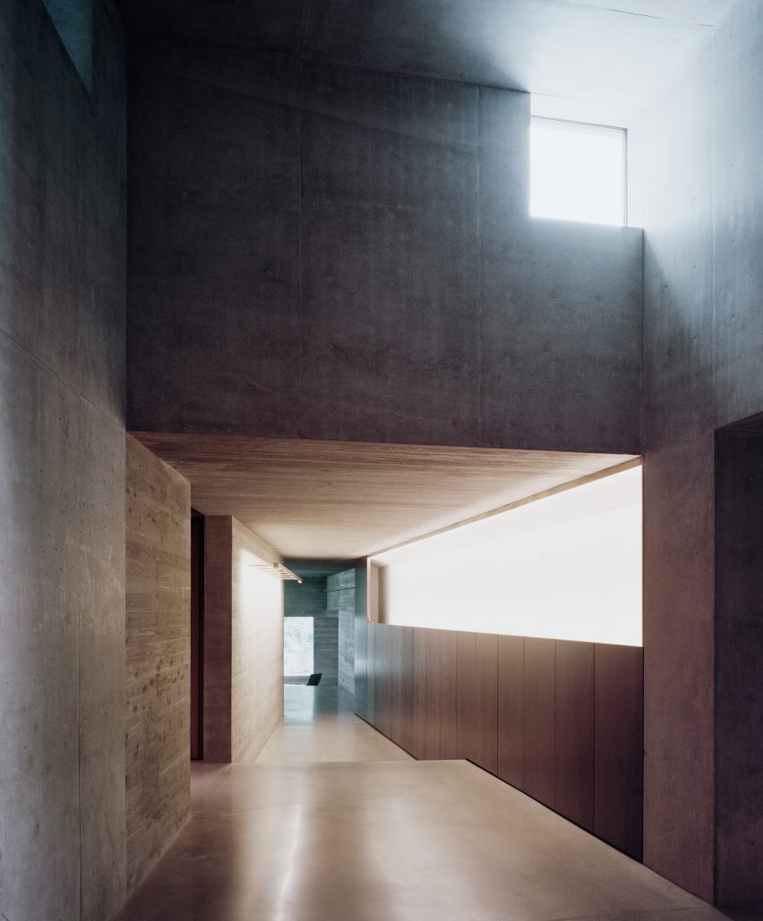 Concrete interior, The Rock house in Whistler by Gort Scott