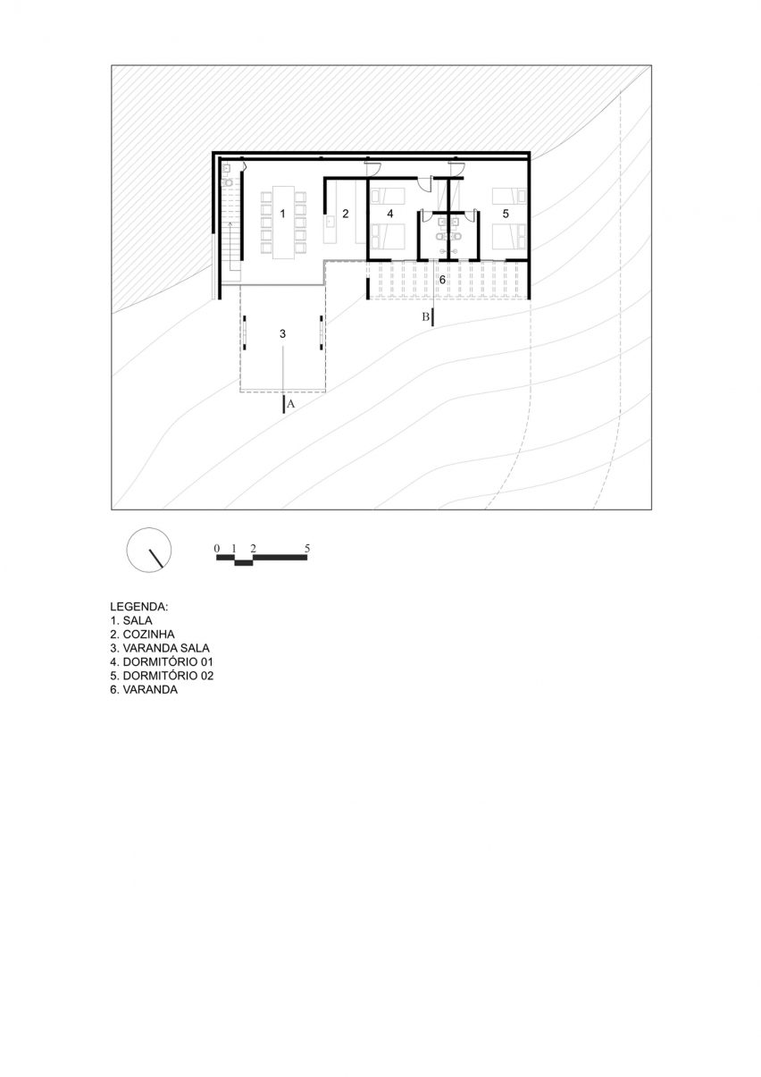 Floor Plan TKN House OTP Arquitetura