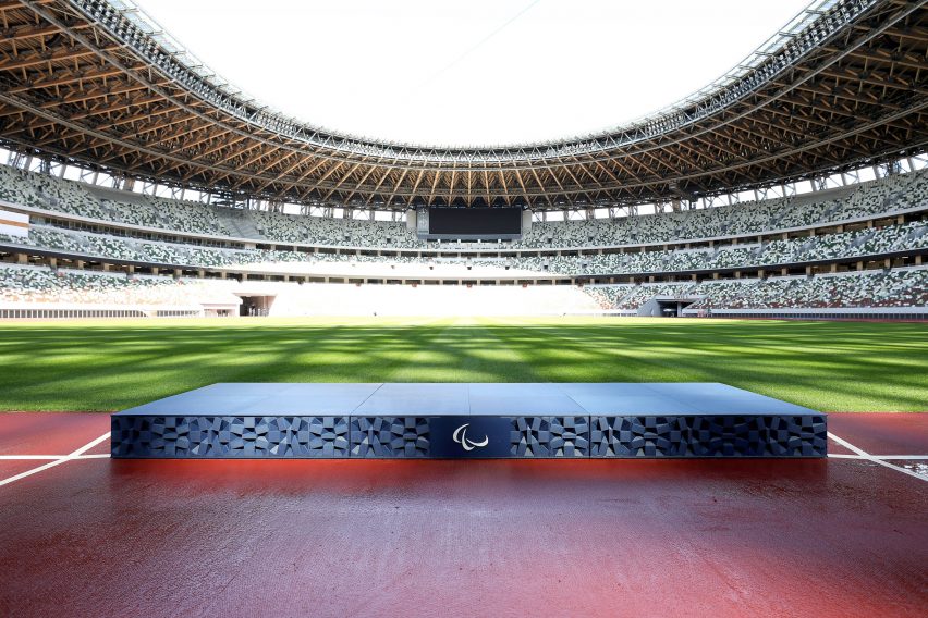 Paralympic podium