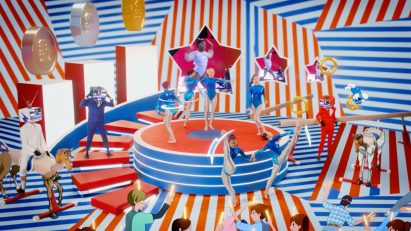 J-pop video scene in BBC trailer for Tokyo 2020 Olympics produced by Factory Fifteen and Nexus Studios