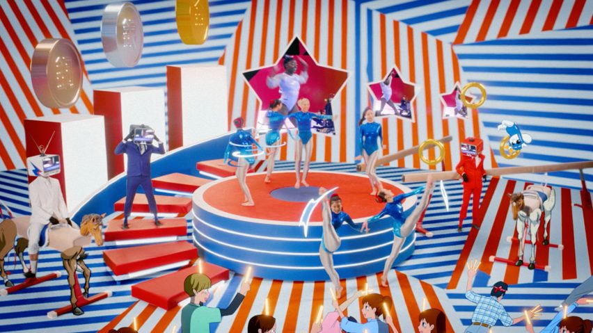 J-pop video scene in BBC trailer for Tokyo 2020 Olympics produced by Factory Fifteen and Nexus Studios