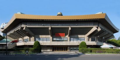 Nippon Budokan, by Mamoru Yamada, Tokyo 1964
