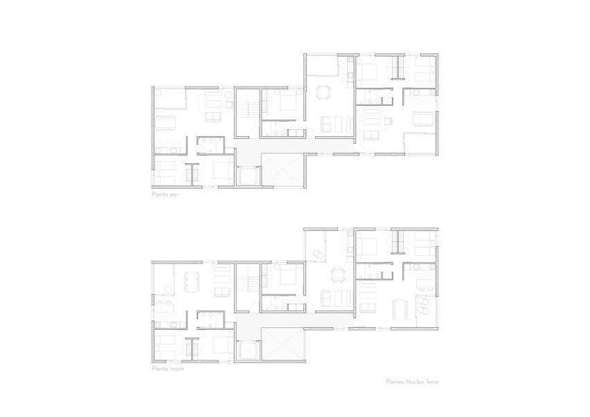Tower floorplan