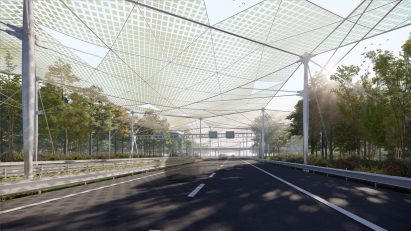 The solar-panelled web 