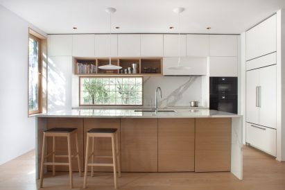 Space4Architecture added custom millwork to the rooms
