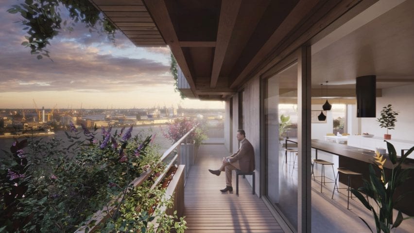 CLT housing