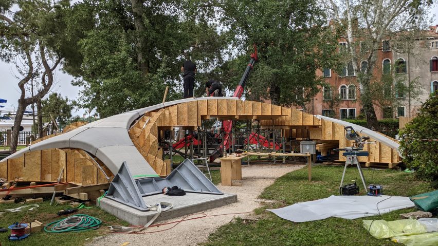 Striatus 3d printed bridge by zaha hadid architects