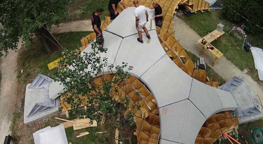 Striatus 3d printed bridge by zaha hadid architects