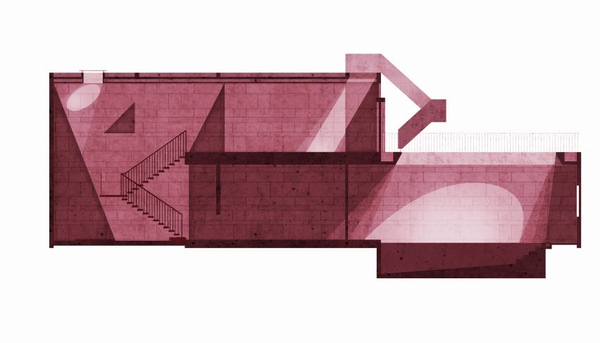 Section of the home