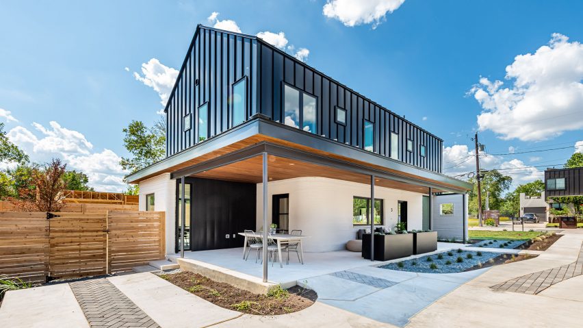 3D-printed home in Austin