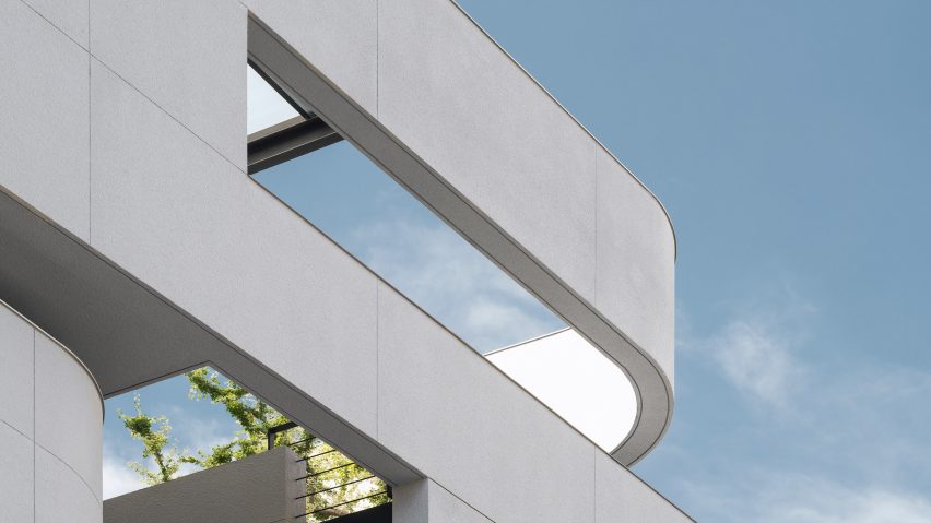 Facade opening detail, 55 Sathorn house by Kuanchanok Pakavaleetorn Architects