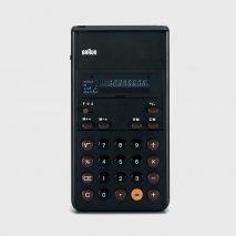 braun calculator black