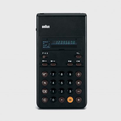 braun calculator black