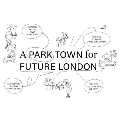 Brent Cross Town: A Park for Future London by dn&co