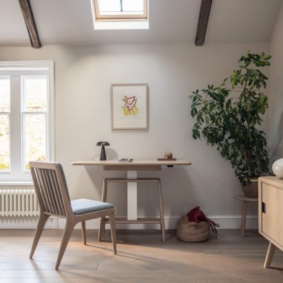 The Noa Desk by Tom Parfitt for Benchmark Furniture