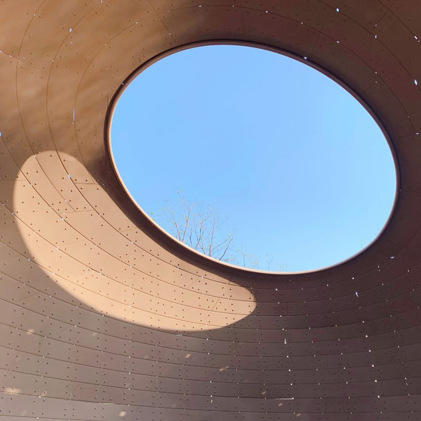 Digital Design of a Thin-shell Metal Woven Pavilion