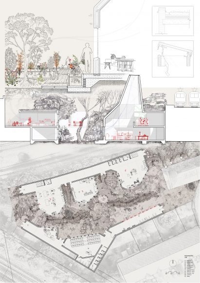 A visualisation of a model making workshop
