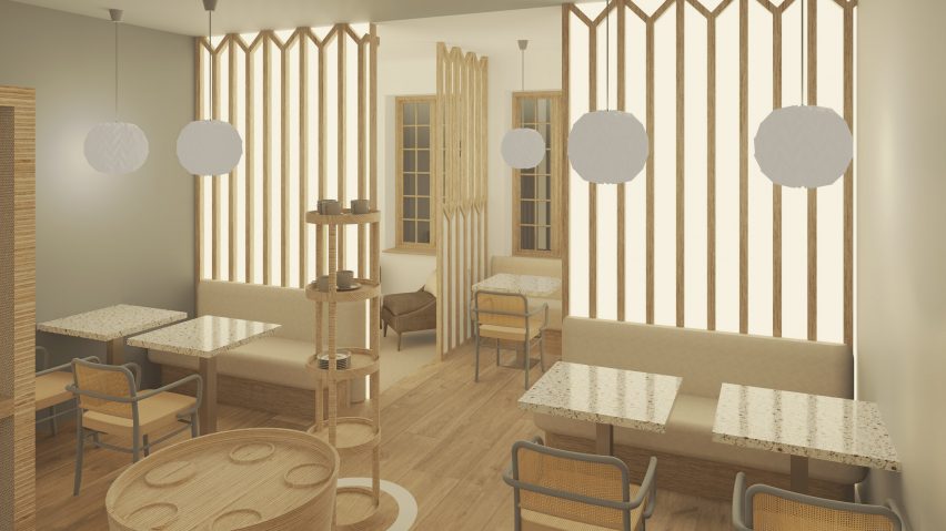 Landscape interior images for National Design Academy