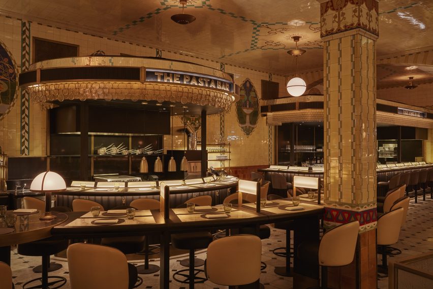 Harrods Dining Hall by Lighting Design International