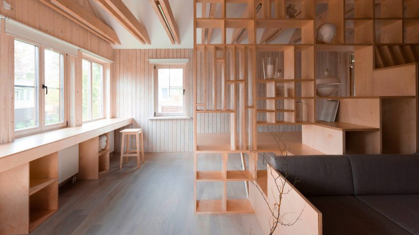 Broken plan interiors