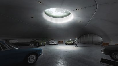 Underground parking cave
