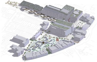 A model of an urban oasis