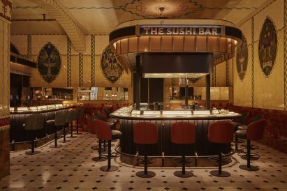 Harrods dining hall sushi bar