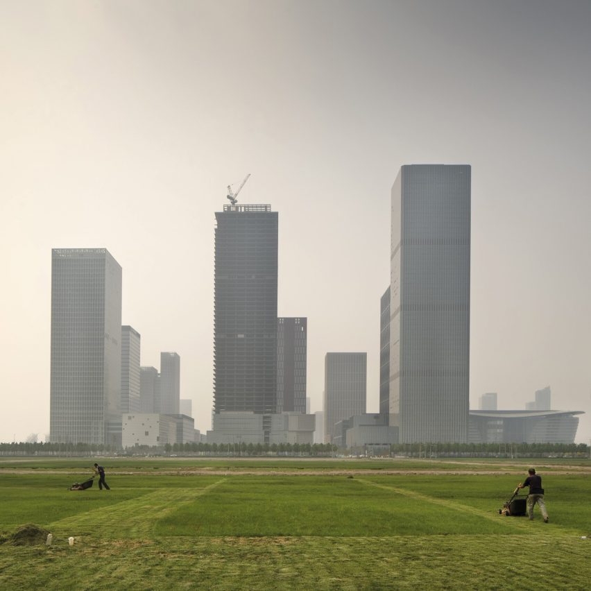 Yujiapu inancial district, Tianjin district China 2019