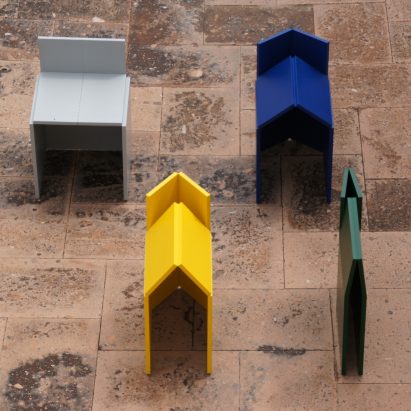 Folding chair by LANZA Atelier