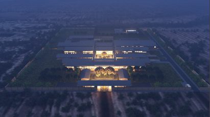 Hospital at night