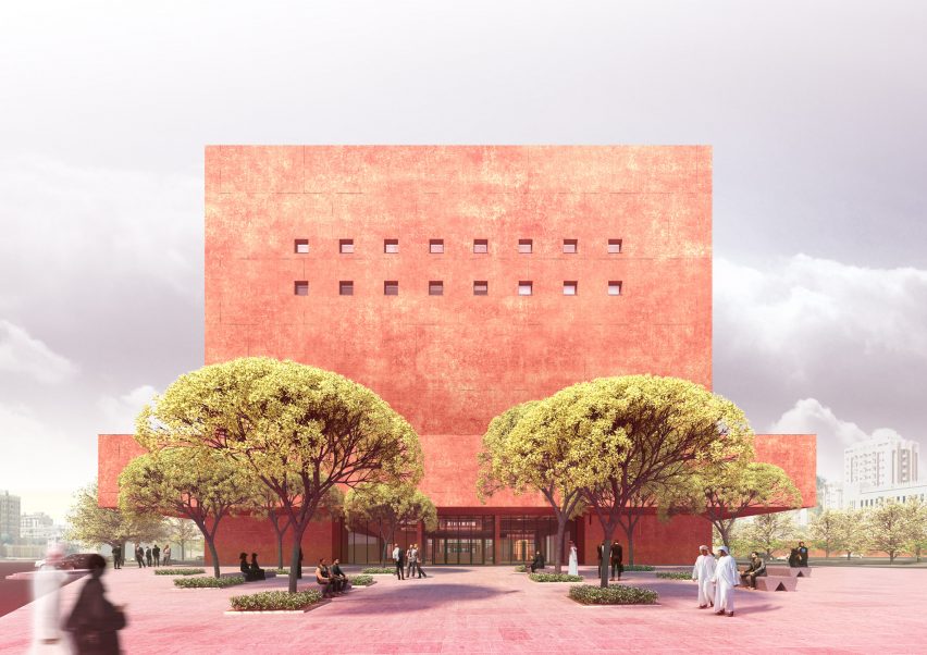 The exterior of The Africa Institute campus