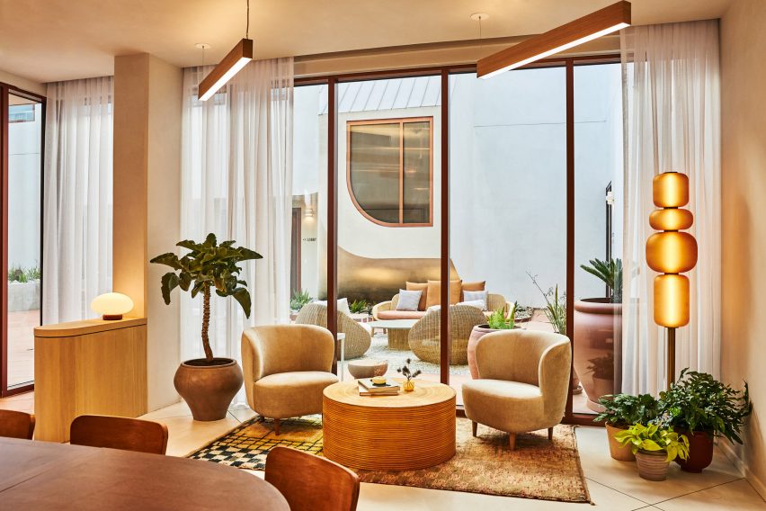 Light and airy meeting room