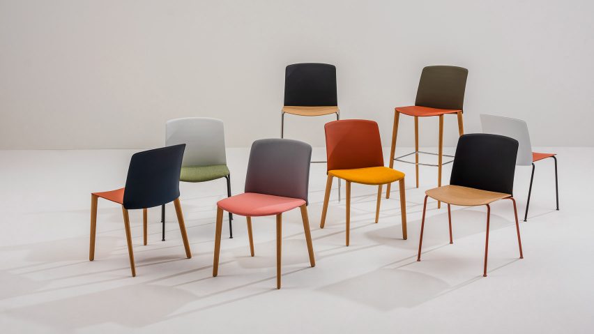 Mixu chairs by Arper with Gensler