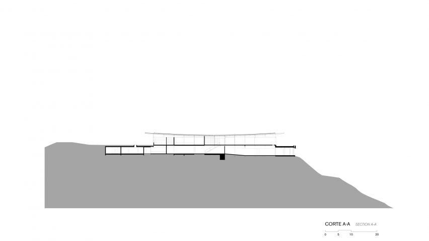 Asa House Bernardes Arquitectura Rio Section